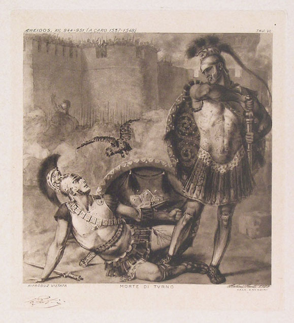 Luigi Ratini, the death of Turnus
